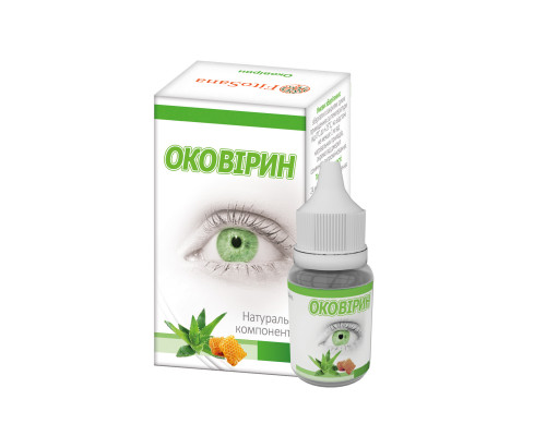 Оковирин глазные капли при дальнозоркости, близорукости, астигматизме 10мл