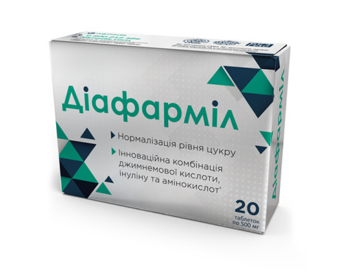 Діафарміл капсули при діабеті, нормалізує рівень цукру Діафарміл капсули при діабеті, нормалізує рівень цукру